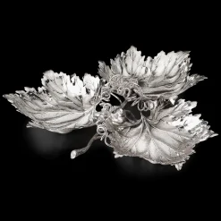 Buccellati 3 VINE LEAVES LARGE CENTERPIECE