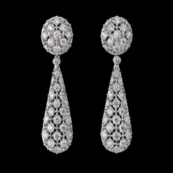 Buccellati ANTIOPE EARRINGS IN WHITE GOLD WITH DIAMONDS