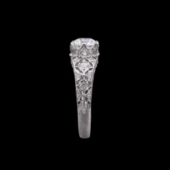 Buccellati ANTIOPE WHITE GOLD RING WITH DIAMOND ROUND STONE