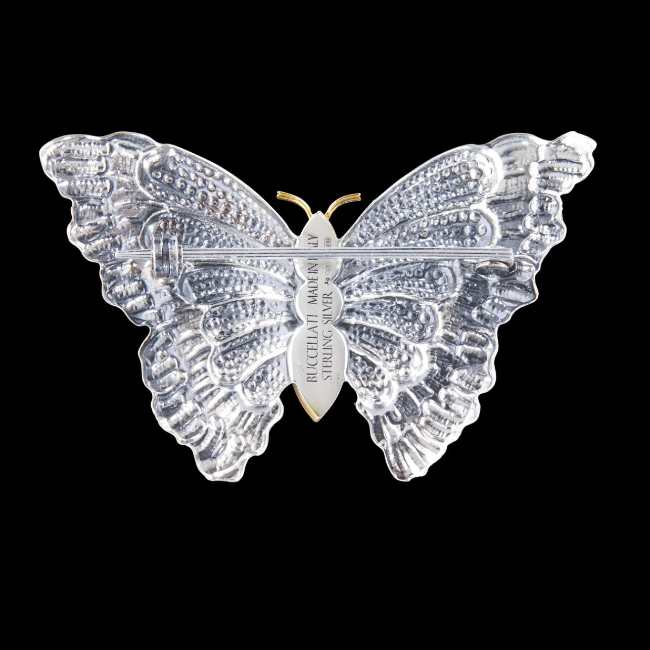 Buccellati BLOSSOMS COLOR BROOCH IN SILVER WITH LAPIS