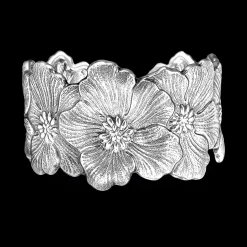 Buccellati BLOSSOMS GARDENIA SILVER CUFF BRACELET