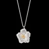Buccellati BLOSSOMS GOLD-PLATED SILVER AND VERMEIL PENDANT