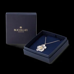Buccellati BLOSSOMS GOLD-PLATED SILVER AND VERMEIL PENDANT