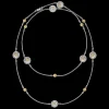 Buccellati BLOSSOMS SILVER AND VERMEIL NECKLACE WITH 7 ELEMENTS