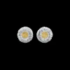 Buccellati BLOSSOMS SILVER AND VERMEIL SMALL BUTTON EARRINGS