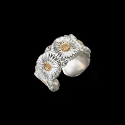 Buccellati BLOSSOMS SILVER AND VERMEIL ETERNELLE RING