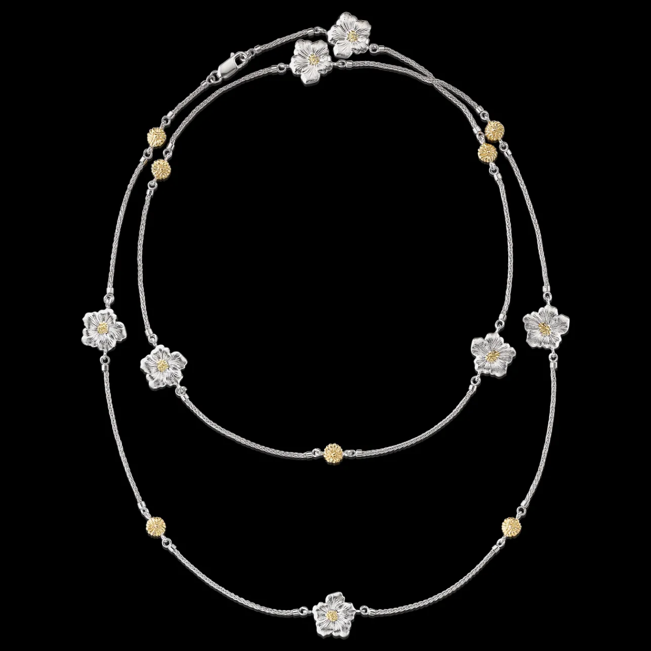 Buccellati BLOSSOMS SILVER AND VERMEIL NECKLACE