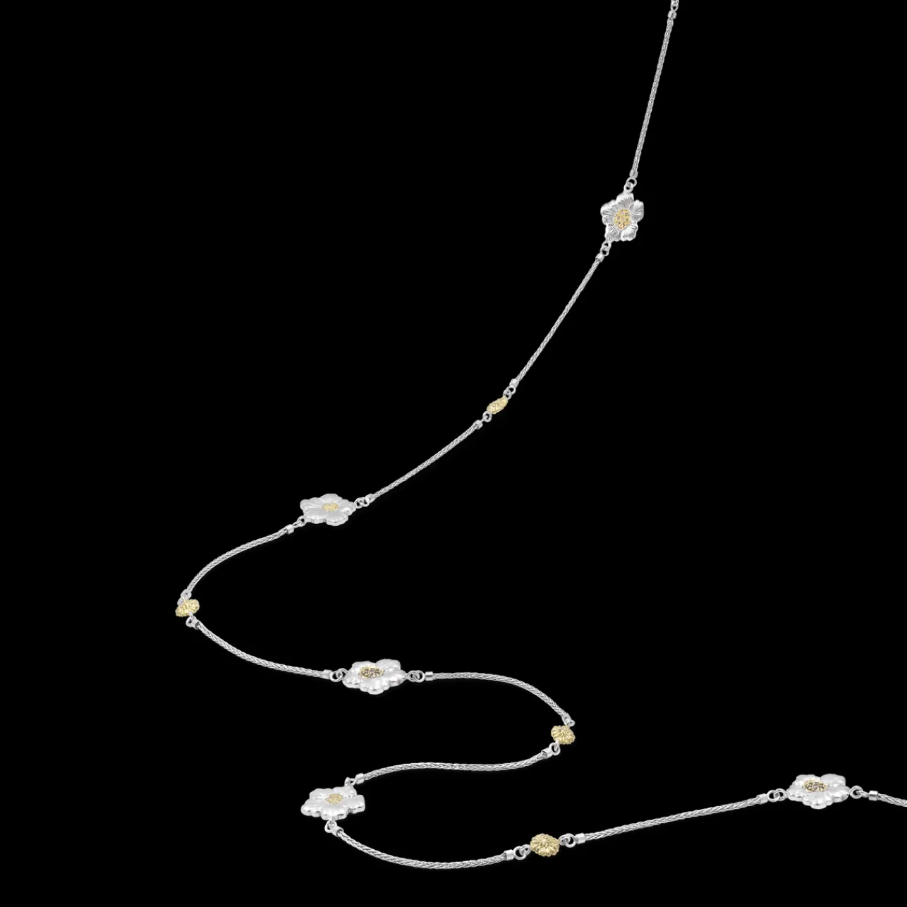 Buccellati BLOSSOMS SILVER AND VERMEIL NECKLACE