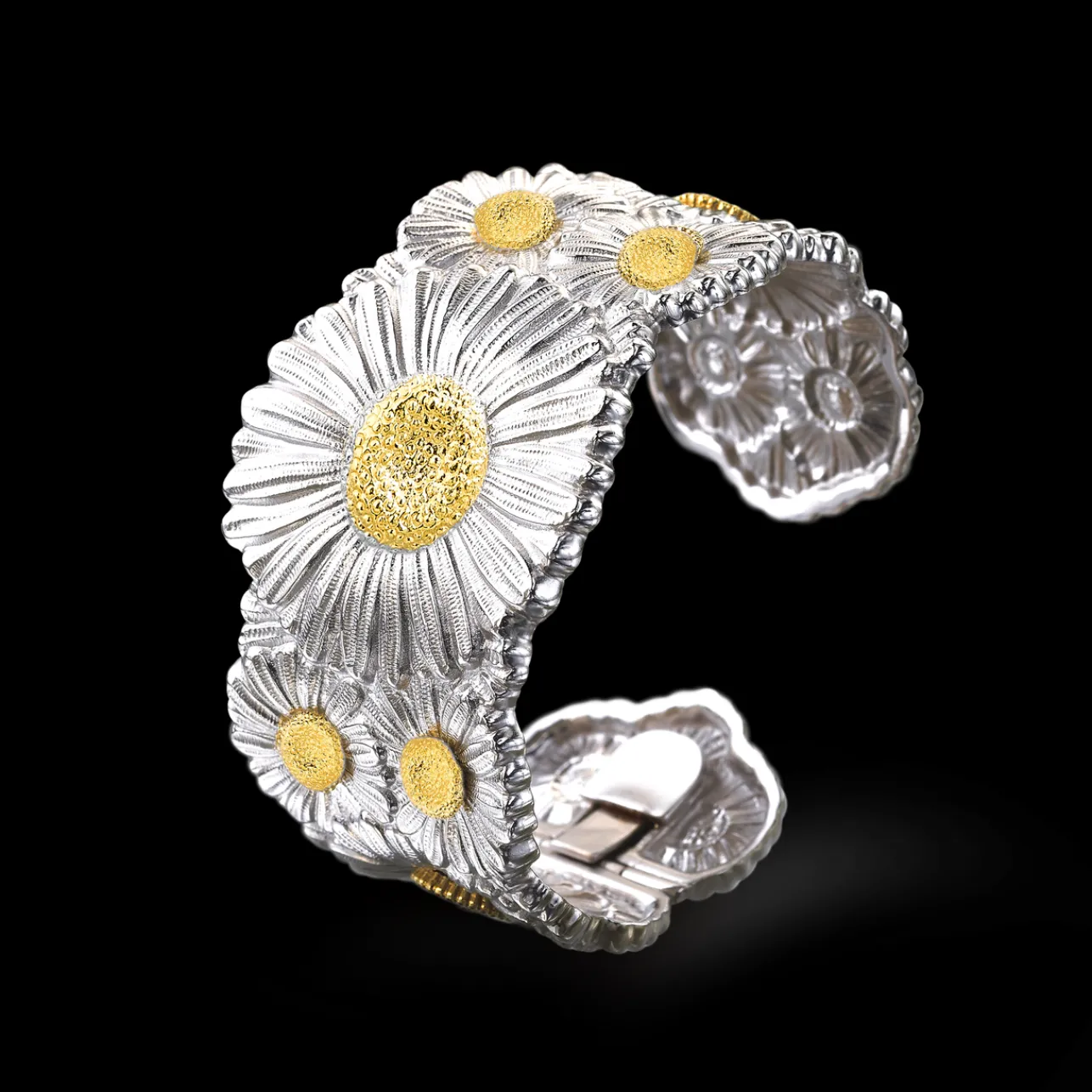 Buccellati BLOSSOMS SILVER AND VERMEIL CUFF BRACELET