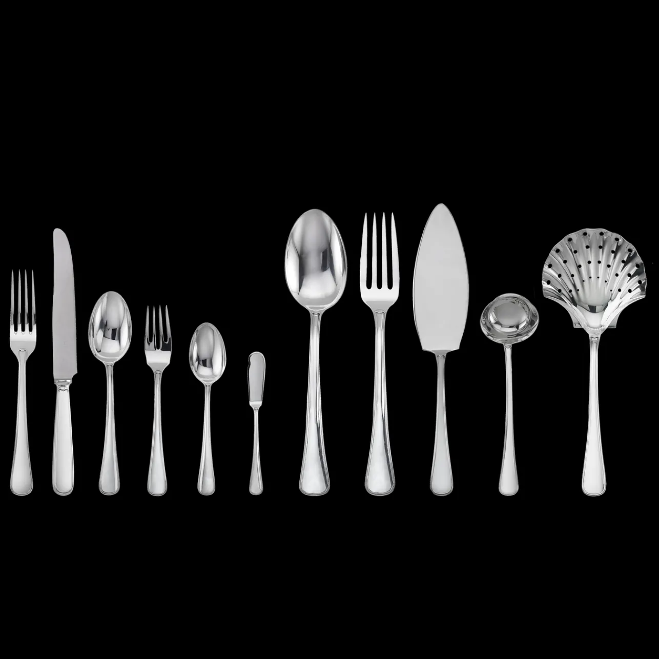 Buccellati BORGIA USA FLATWARE SET FOR 12 PEOPLE