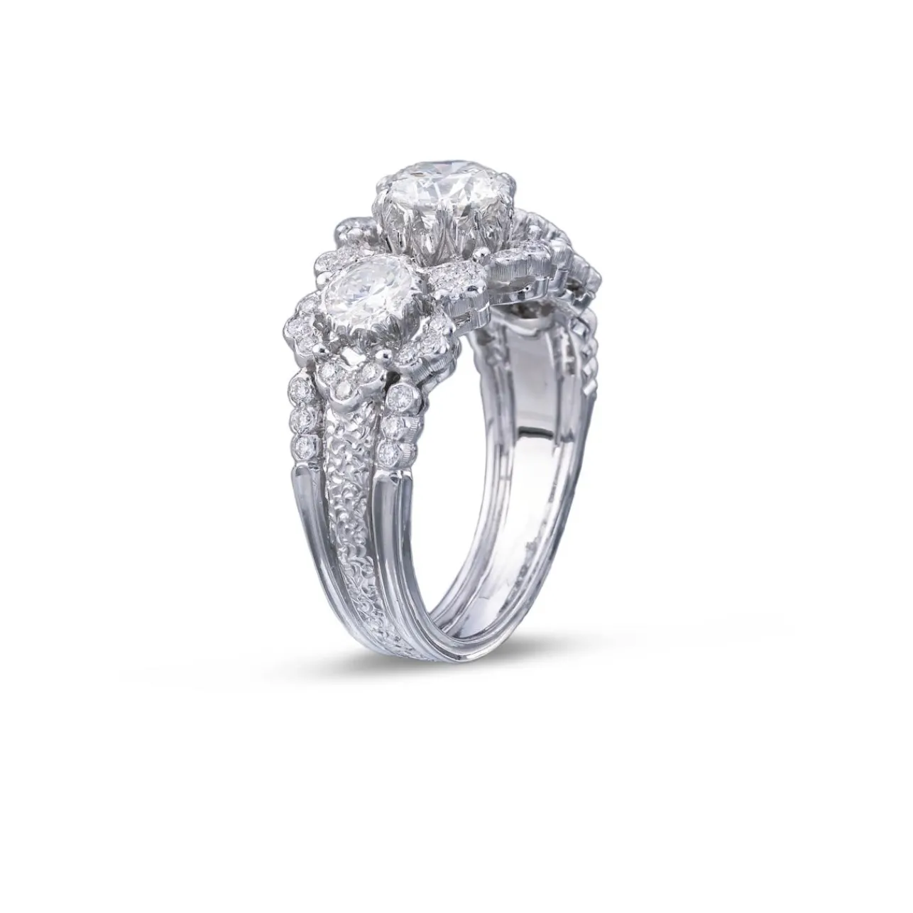 Buccellati BRADAMANTE WHITE GOLD RING