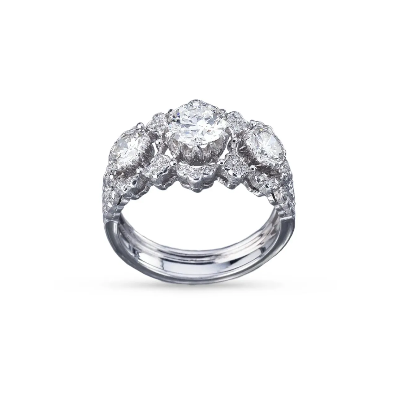 Buccellati BRADAMANTE WHITE GOLD RING