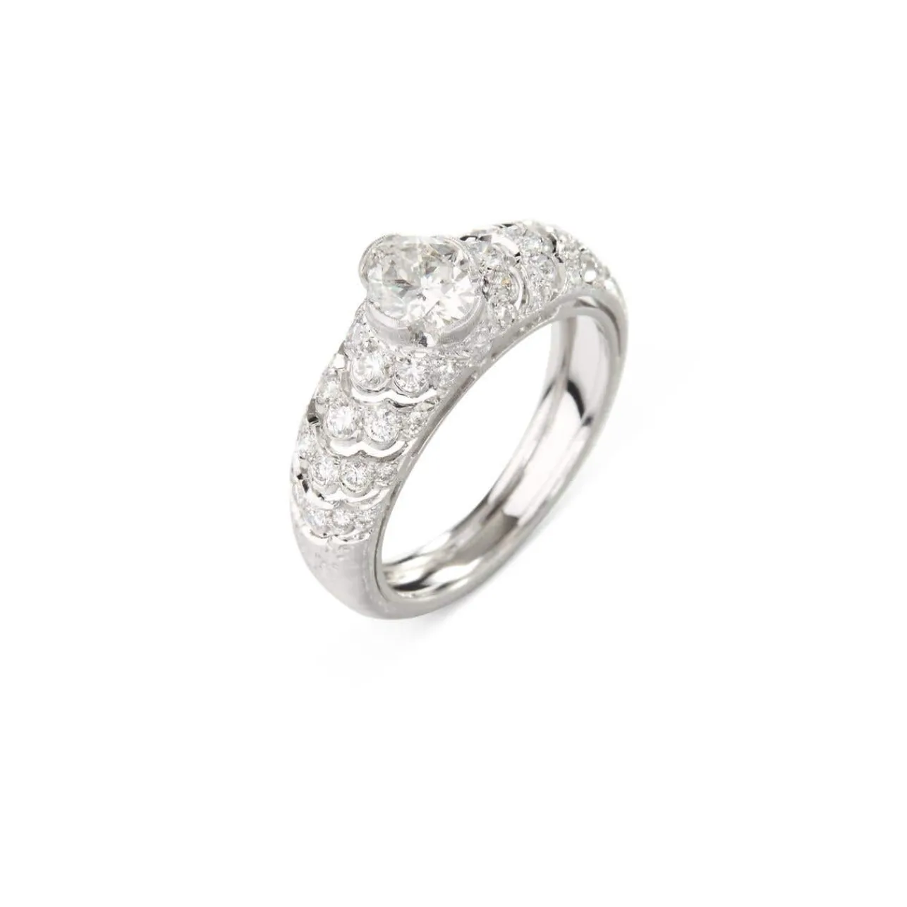 Buccellati BRIDAL WHITE GOLD RING