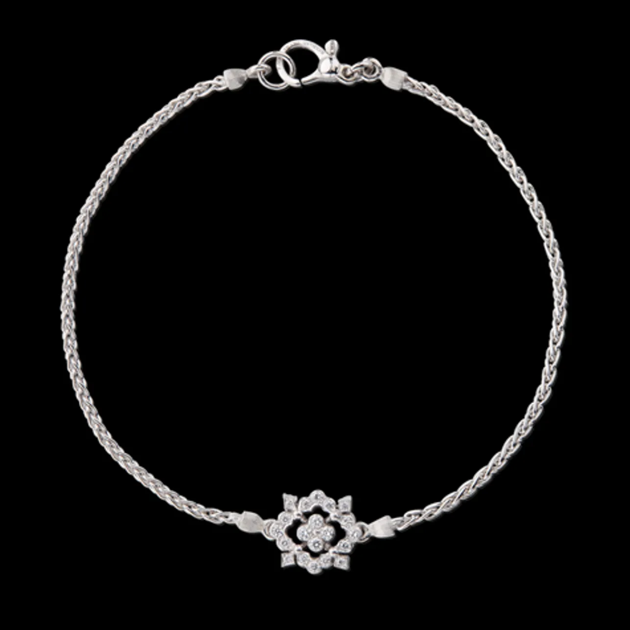 Buccellati CARLOTTA WHITE GOLD BRACELET WITH DIAMONDS