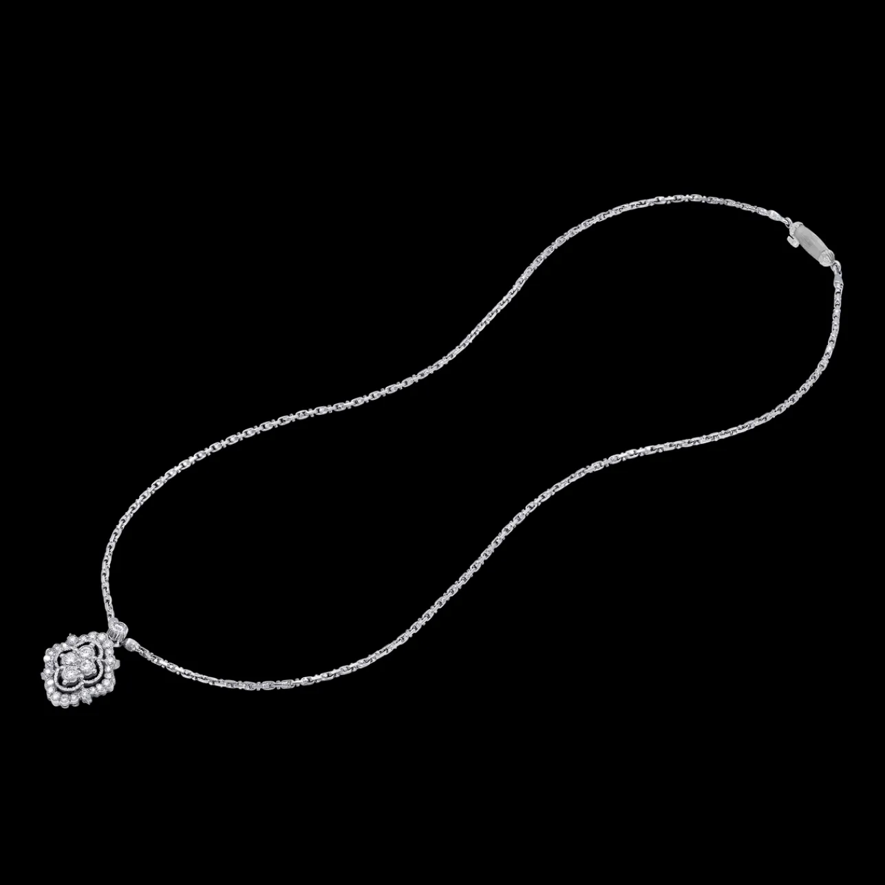 Buccellati CARLOTTA WHITE GOLD PENDANT WITH DIAMONDS