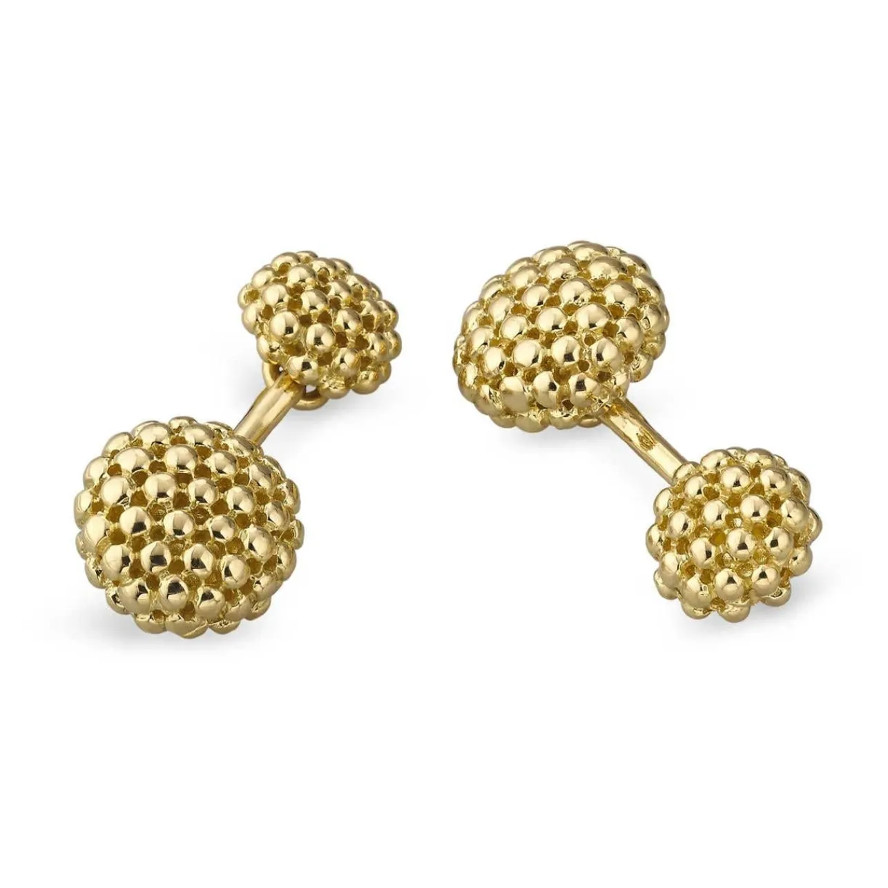 Buccellati CAVIAR YELLOW GOLD CUFFLINKS