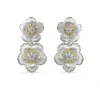 Buccellati DAPHNE WHITE AND YELLOW GOLD EARRINGS WITH DIAMONDS