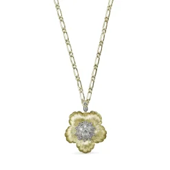 Buccellati DAPHNE YELLOW AND WHITE GOLD PENDANT WITH DIAMONDS