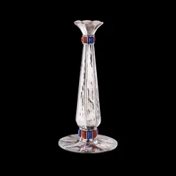Buccellati DOGE CANDLESTICK WITH RED JASPER AND LAPIS