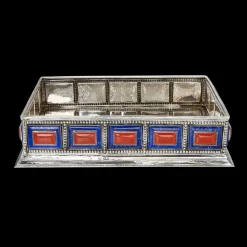 Buccellati DOGE CENTERPIECE WITH RED JASPER AND LAPIS