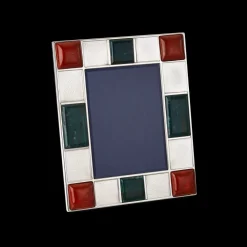 Buccellati DOGE LARGE FRAME WITH RED AND GREEN JASPER