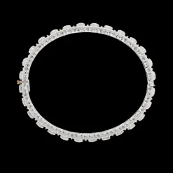 Buccellati GHIRLANDA BRACELET IN WHITE AND YELLOW GOLD WITH DIAMONDS AND DIAMONDS