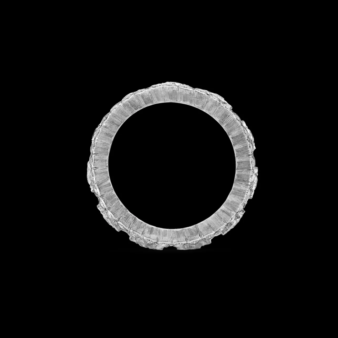 Buccellati GHIRLANDA WHITE GOLD ETERNELLE RING WITH DIAMONDS