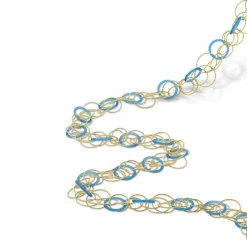 Buccellati HAWAII COLOR YELLOW GOLD NECKLACE WITH CALCEDONY