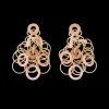 Buccellati HAWAII COLOR YELLOW GOLD EARRINGS WITH OPAL