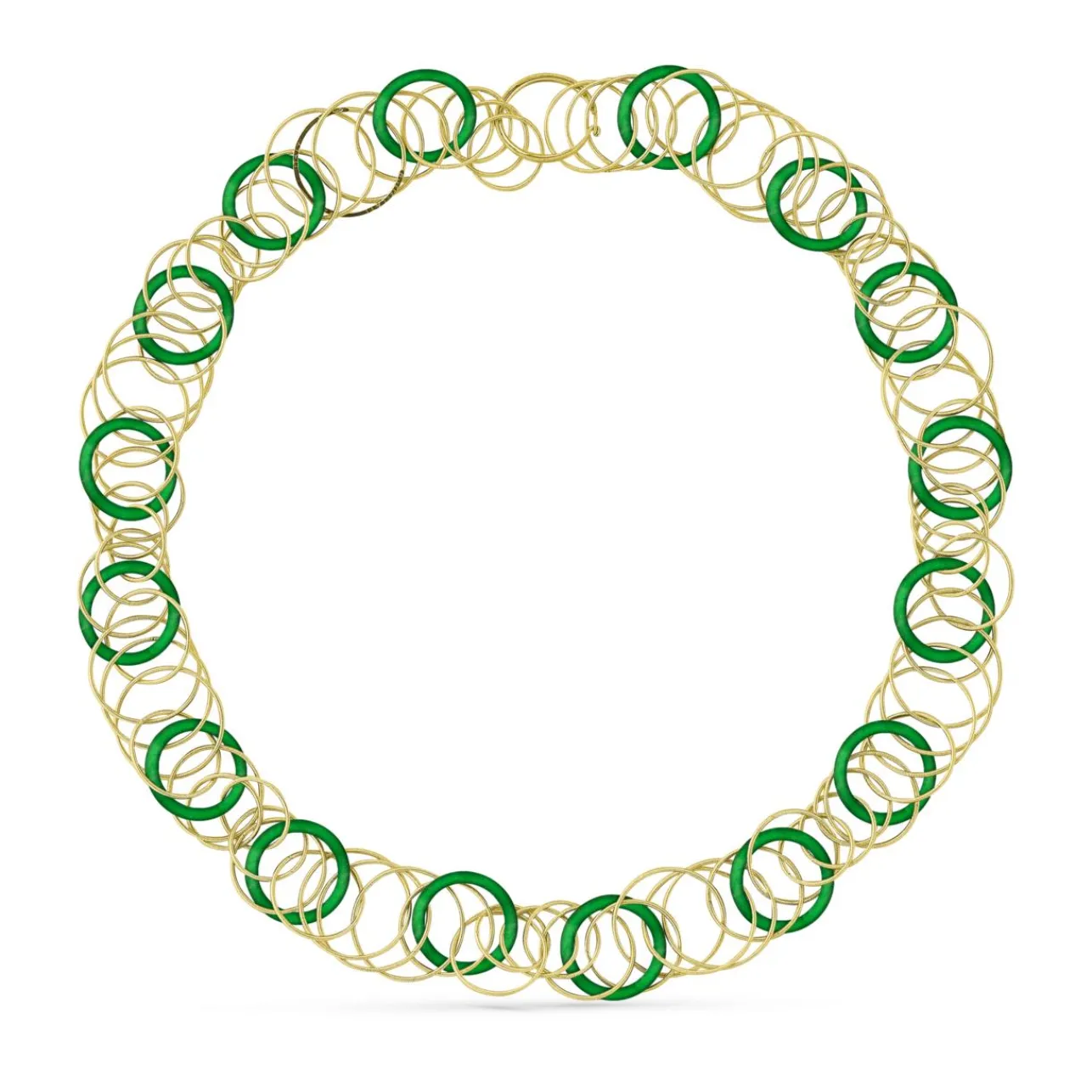 Buccellati HAWAII COLOR YELLOW GOLD SET NECKLACE WITH JADE