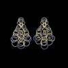 Buccellati HAWAII COLOR YELLOW GOLD EARRINGS WITH LAPIS