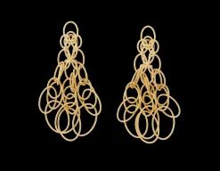 Buccellati HAWAII PENDANT EARRINGS IN YELLOW GOLD