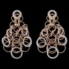 Buccellati HAWAII PINK AND WHITE GOLD EARRINGS WITH DIAMONDS