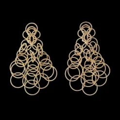Buccellati HAWAII PINK GOLD EARRINGS WITH CIRCLES MADE OF THREADS