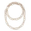 Buccellati HAWAII PINK GOLD NECKLACE WITH TINY CIRCLES