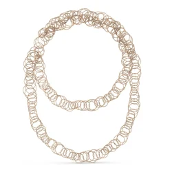 Buccellati HAWAII PINK GOLD NECKLACE WITH TINY CIRCLES