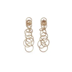 Buccellati HAWAII PINK GOLD PENDANT EARRINGS