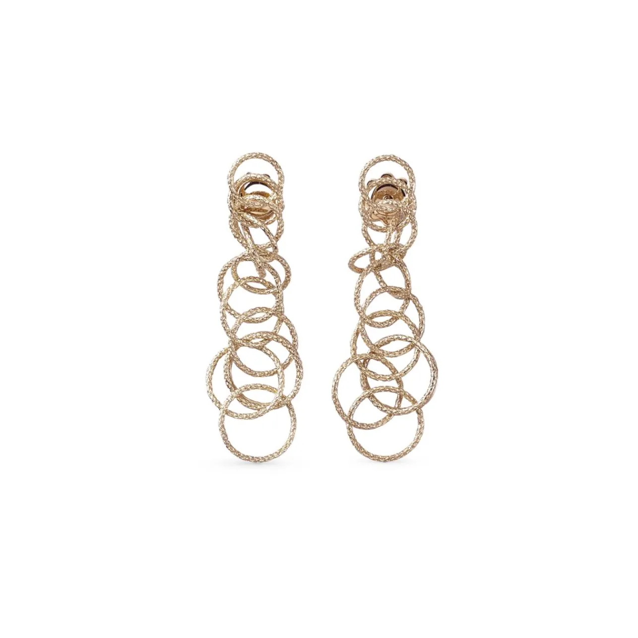 Buccellati HAWAII PINK GOLD PENDANT EARRINGS