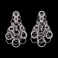 Buccellati HAWAII WHITE GOLD EARRINGS WITH DIAMONDS