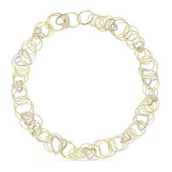 Buccellati HAWAII YELLOW AND WHITE GOLD NECKLACE WITH DIAMONDS