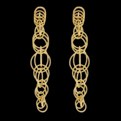 Buccellati HAWAII YELLOW GOLD EARRINGS WITH HAND-TWISTED CIRCLES