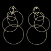 Buccellati HAWAII YELLOW GOLD EARRINGS WITH CIRCLES