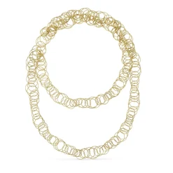 Buccellati HAWAII YELLOW GOLD NECKLACE WITH TINY CIRCLES