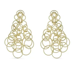 Buccellati HAWAII YELLOW GOLD PENDANT EARRINGS