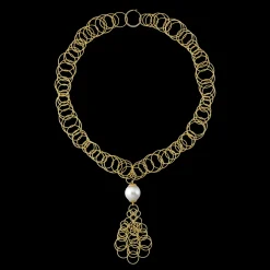 Buccellati HAWAII YELLOW GOLD PENDANT WITH PEARLS