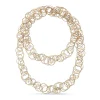 Buccellati HAWAII YELLOW WHITE AND PINK GOLD NECKLACE
