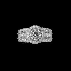 Buccellati ISOTTA WHITE GOLD RING WITH DIAMOND STONE