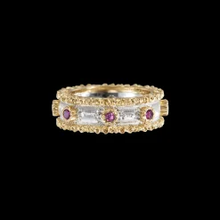 Buccellati MACRI CAPRI ETERNELLE IN WHITE AND YELLOW GOLD WITH RUBIES
