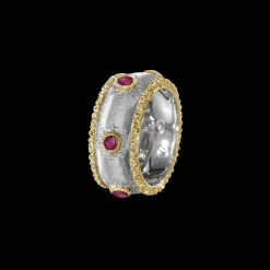 Buccellati MACRI CAPRI ETERNELLE IN WHITE AND YELLOW GOLD WITH RUBIES