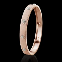 Buccellati MACRI CLASSICA BRACELET IN PINK AND WHITE GOLD WITH DIAMONDS